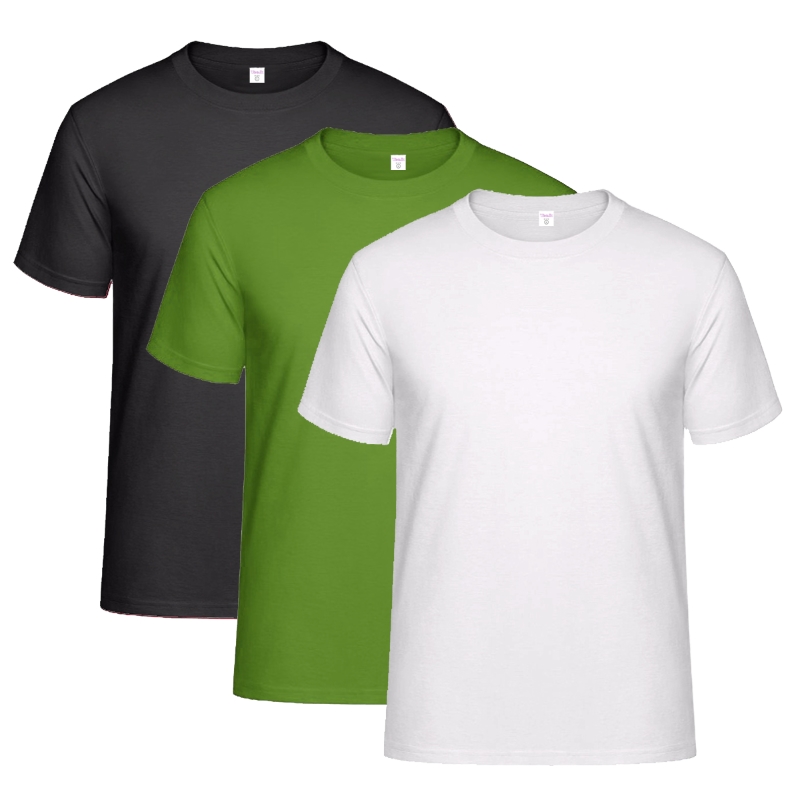 Plain Color Crew Neck T-shirts